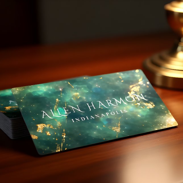 Carte De Visite Luxe Minimal sur mesure Nom de Famille | Édition 5 (Créateur téléchargé)