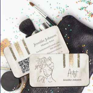 Carte De Visite Luxe minimaliste beauté visage