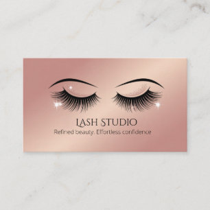 Carte de visite Luxe pour Cils - Design Luxueux