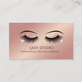Carte de visite Luxe pour Cils - Design Luxueux