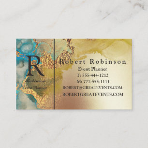 Carte De Visite Luxe professionnel Gold personnalisé