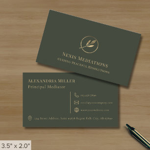 Carte De Visite Luxe Simple Et Élégant