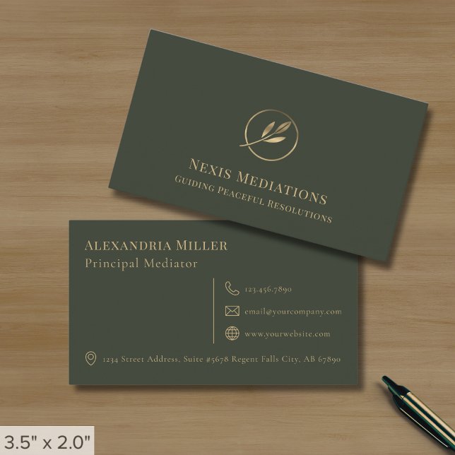 Carte De Visite Luxe Simple Et Élégant (Créateur téléchargé)
