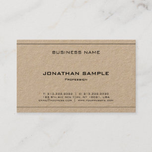 Carte De Visite Luxe simple professionnel élégant simple moderne
