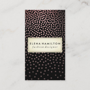 Carte De Visite Luxe Speckled Motif