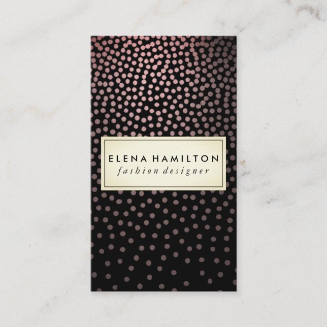 Carte De Visite Luxe Speckled Motif (Devant)