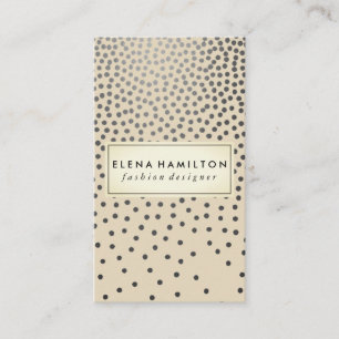 Carte De Visite Luxe Speckled Motif
