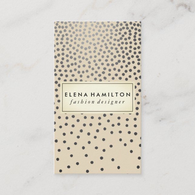 Carte De Visite Luxe Speckled Motif (Devant)