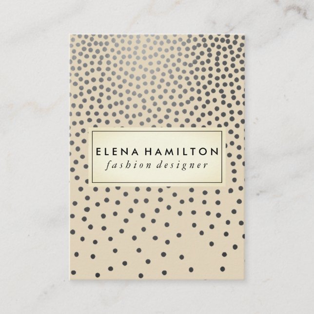 Carte De Visite Luxe Speckled Motif (Devant)