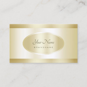 Carte De Visite Luxueux Gold Effet Professional et moderne