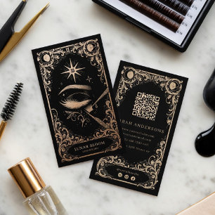 Carte De Visite Luxury Lash Tech Céleste Vintage