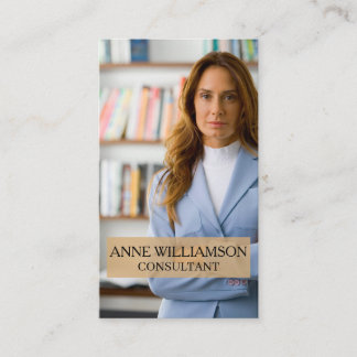 Carte De Visite Luxury Minimal Modern Professional Photo Business