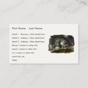 Carte De Visite Lynx du Canada (Lynx Canadensis) (Lynx du Canada)