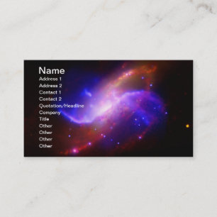 Carte De Visite M106 Spiral Galaxy émission NASA
