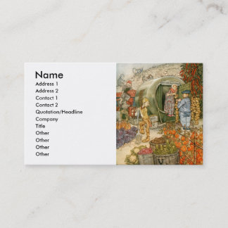 Carte De Visite M. et Mme Vinegar à la maison