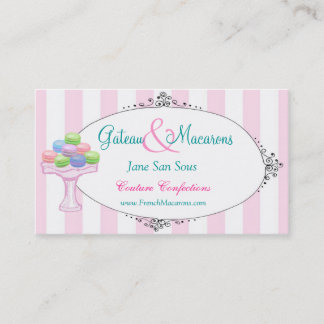 Carte de visite Macarons
