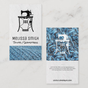 Carte De Visite Machine à coudre vintage   Seamstress   Sur mesure