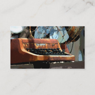 Carte De Visite machine à écrire