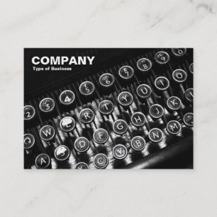 Carte De Visite Machine à écrire vintage