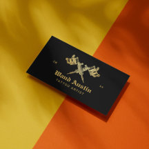 Machine à tatouer noir et or Artiste tatoueur