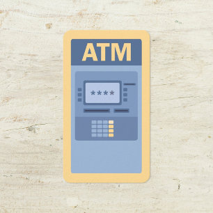 Carte De Visite Machine ATM