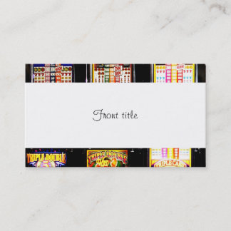 Carte De Visite Machines de rêve - Machines à sous Lucky