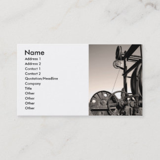 Carte De Visite Machines vintages