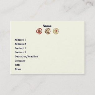 Carte De Visite Mackinroses