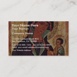 Carte De Visite Madonna géorgien par Meister Der Schule Von