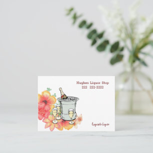 Carte de visite, Magasin d'alcools