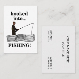 Carte De Visite Magasin d'articles de pêche pour pêcheurs