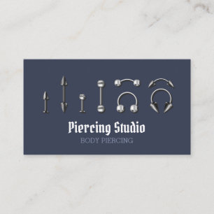 Carte De Visite Magasin de bijoux corporels Navy Piercing