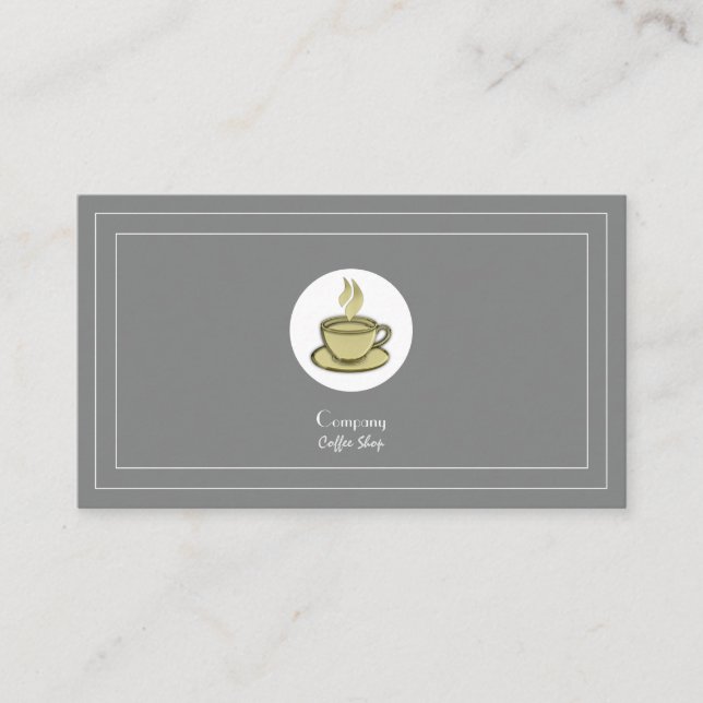 Carte De Visite Magasin de café (Devant)
