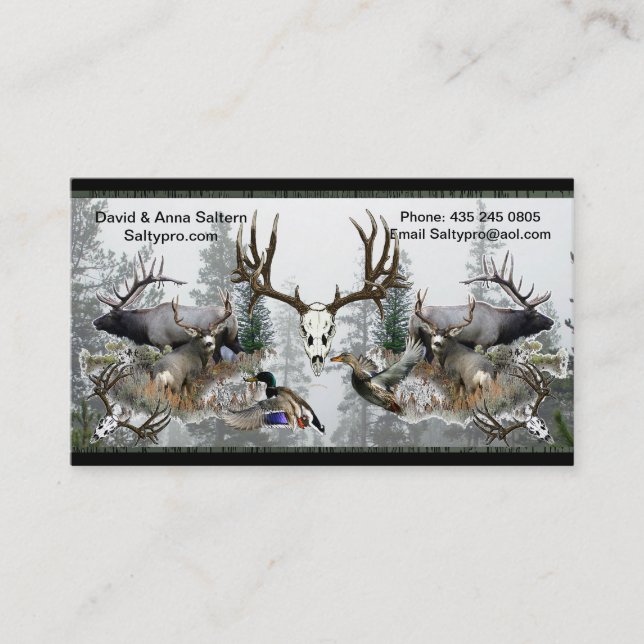 Carte De Visite Magasin de conception de Saltypro OU (Devant)