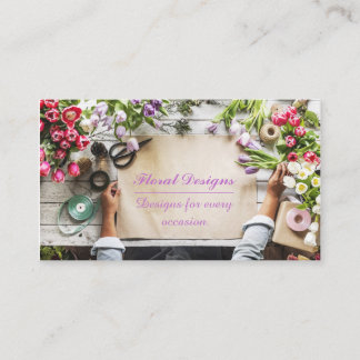 Carte De Visite Magasin de Floristry