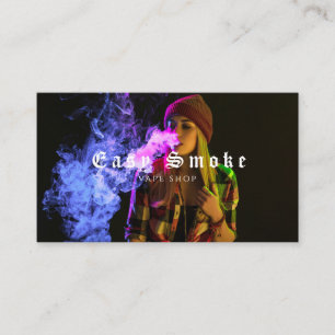 Carte De Visite Magasin de fumée de vapoteuse Écigarette électroni