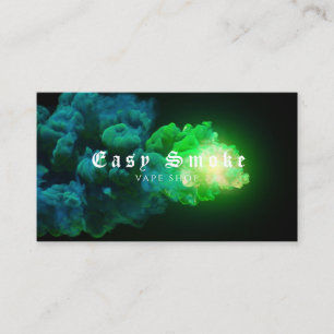 Carte De Visite Magasin de fumée de vapoteuse Écigarette électroni