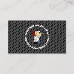 Carte De Visite Magasin de guitares personnalisées Atelier de luth