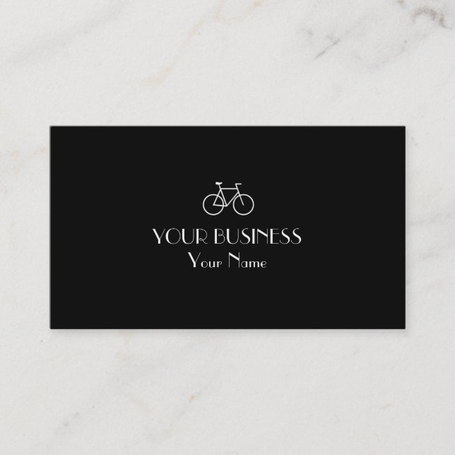 Carte De Visite Magasin de vente de réparation de vélos sur mesure (Devant)