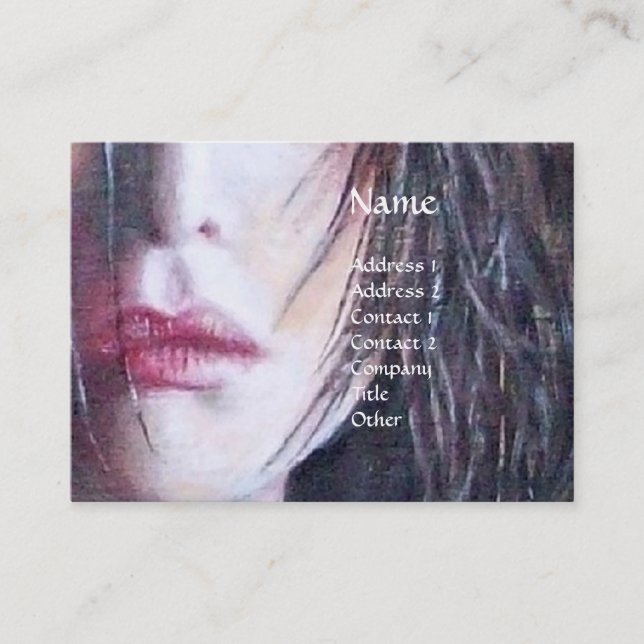 Carte De Visite MAGDALEN Artiste maquillage salon de beauté (Devant)