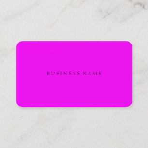 Carte De Visite Magenta Elegant