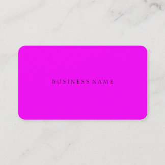 Carte De Visite Magenta Elegant