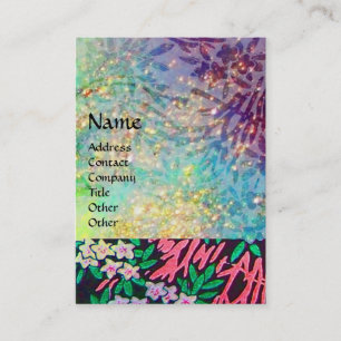 Carte De Visite MAGIC MYRTLE / Reflets dorés scintillants