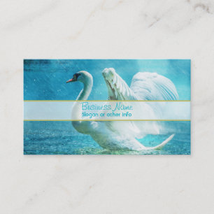 Carte De Visite Magical Swan