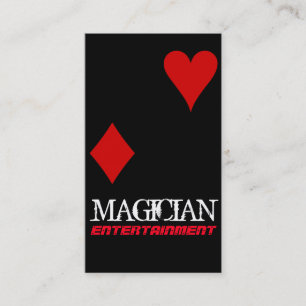 Carte De Visite Magicien Card Poker Trick Entertainment