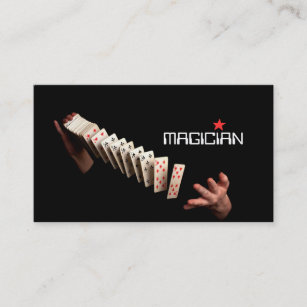 Carte De Visite Magicien Card Poker Trick Entertainment
