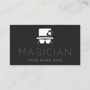 Carte De Visite Magicien Illusionniste Magic Casquette Card Tricks