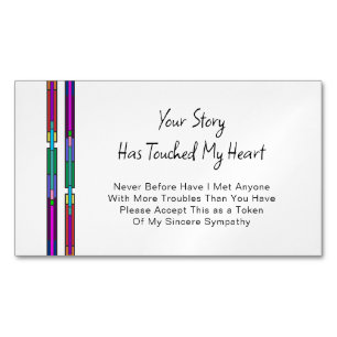 CARTE DE VISITE MAGNÉTIQUE 