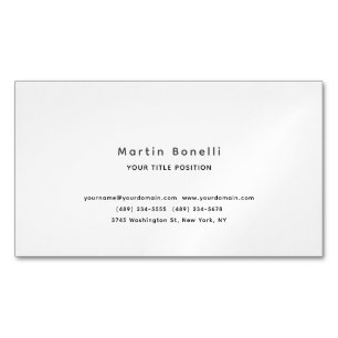 CARTE DE VISITE MAGNÉTIQUE 
