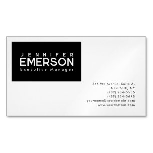 CARTE DE VISITE MAGNÉTIQUE